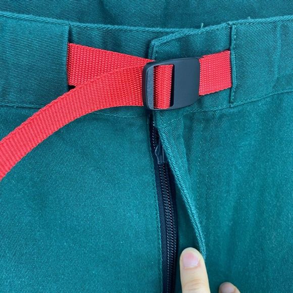 Topo Designs Womens Climb Pants Size L Organic Cotton Outdoor Hiking NWT Green - Picture 7 of 12